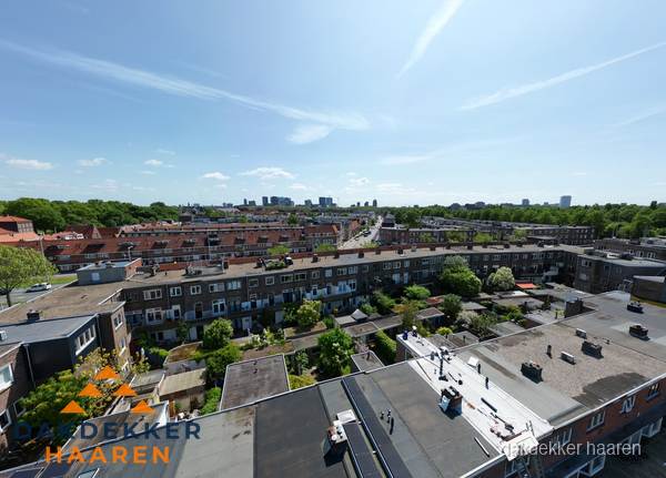 Luchtfoto van daken en dakgoten in Haaren Luchtfoto van daken en dakgoten in Haaren